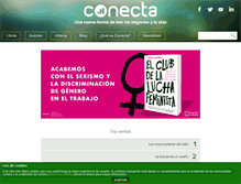 Tablet Screenshot of editorialconecta.com